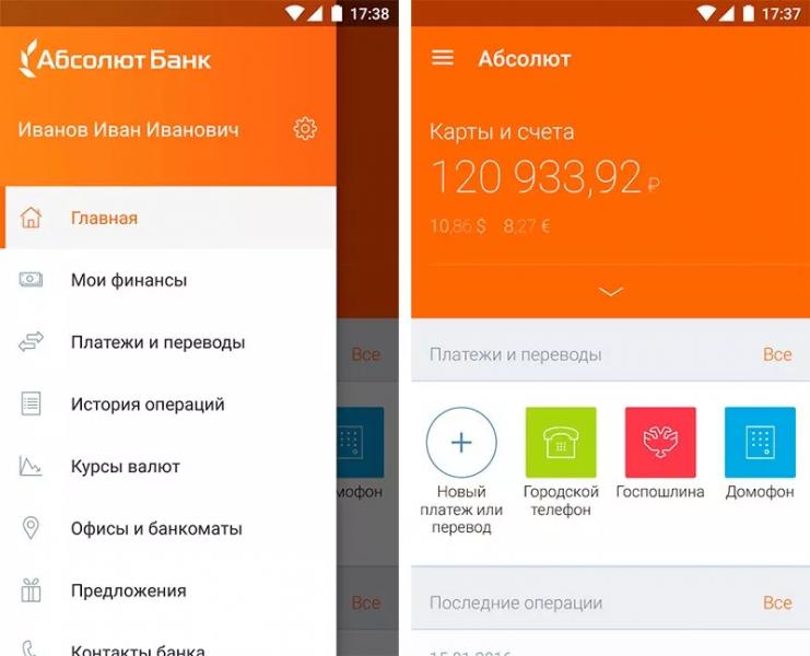 Личный кабинет Абсолют Банка