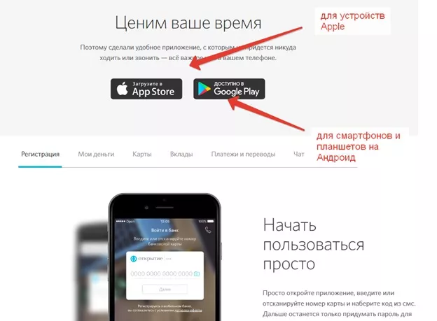 Личный кабинет банка Апертура
