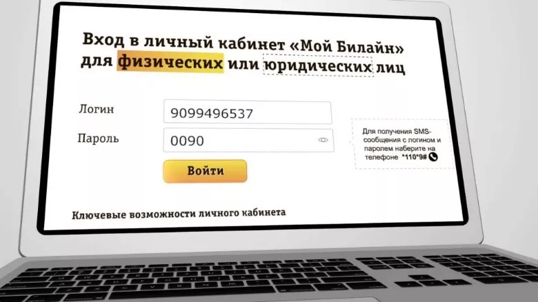 Личный кабинет Билайн
