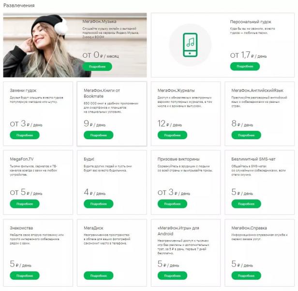 Личный кабинет МегаФон