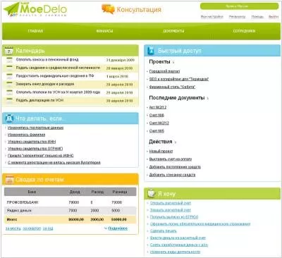 Личный кабинет Мой бизнес