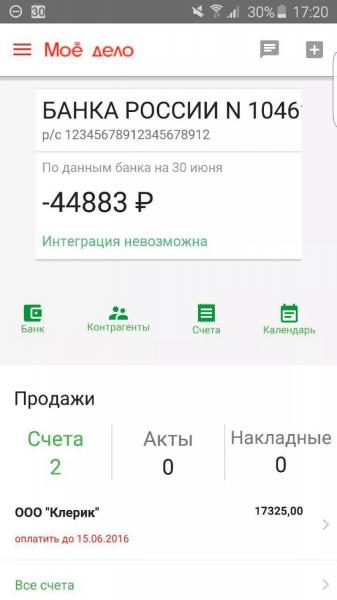 Личный кабинет Мой бизнес