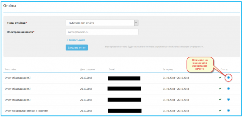 Личный кабинет ОФД