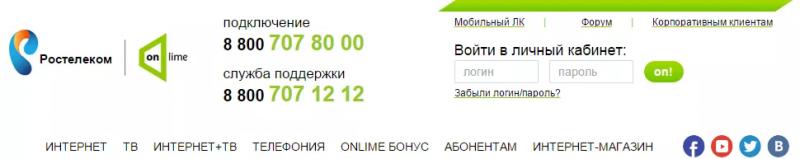 Личный кабинет online.ru