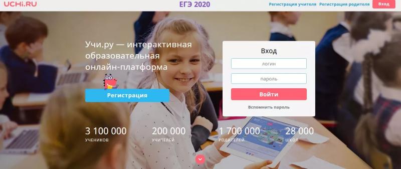 Личный кабинет Uchi.ru