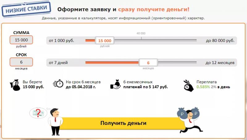 Личный кабинет Viva Money